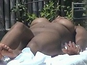 Janet Jackson Nude Sunbathing