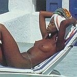 naomi campbell nipples
