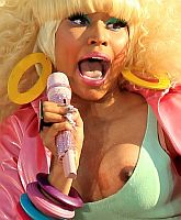 Nicki Minaj Nipple Slip