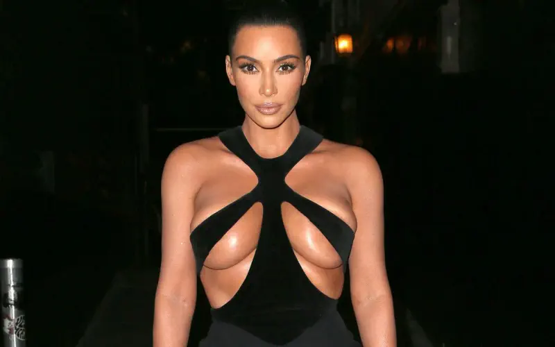 Kim Kardashian Sexy Revealing Dress