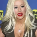 christina aguilera cleavage