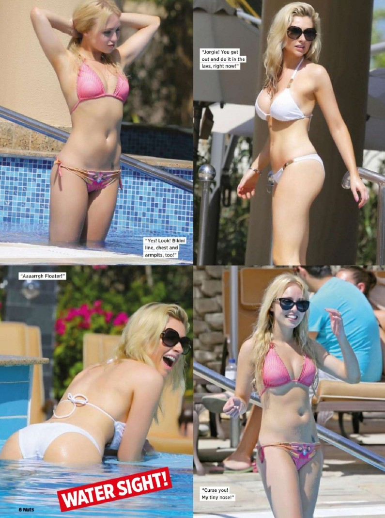 gemma merna nude bikini with jorgie porter